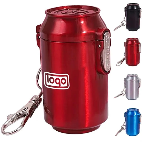 Coke Can Shape Mini Ashtray Key Chain