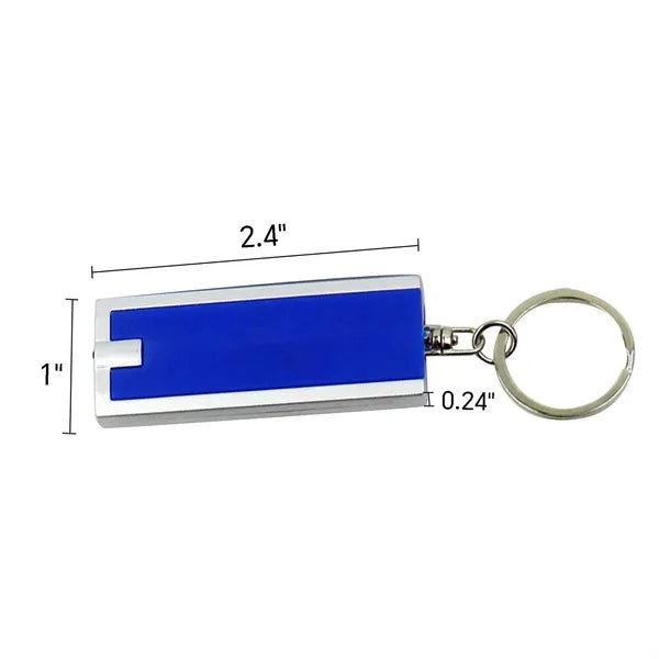 Rectangle LED Light Key Tag