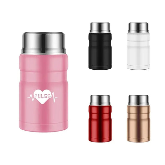 Stainless Steel Food Jar With Spoon