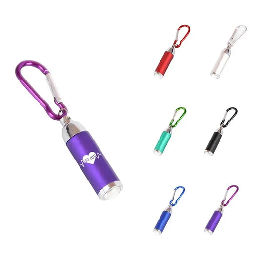 Aluminum Telescopic LED Keychain w/ Carabiner
