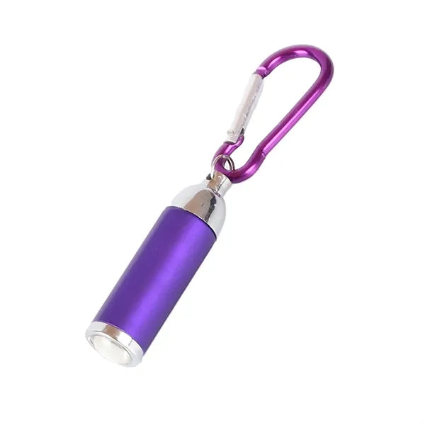 Aluminum Telescopic LED Keychain w/ Carabiner