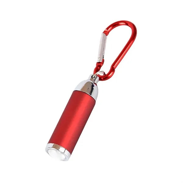 Aluminum Telescopic LED Keychain w/ Carabiner