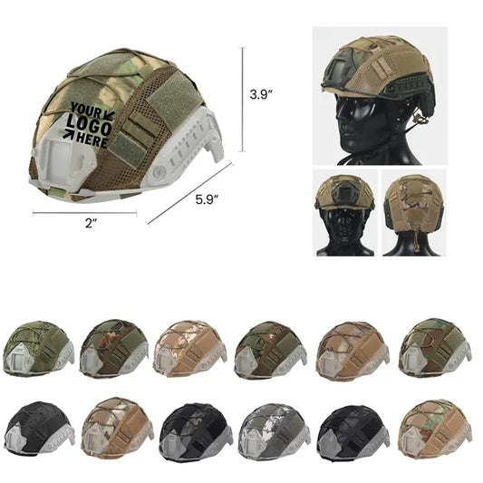 Tactical Camouflage FAST Helmet Cover