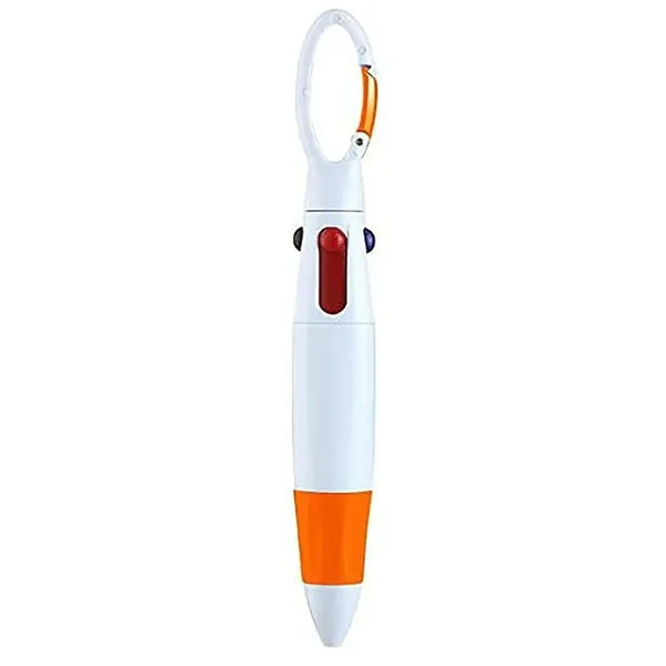 4 Color Pen w/Carabiner