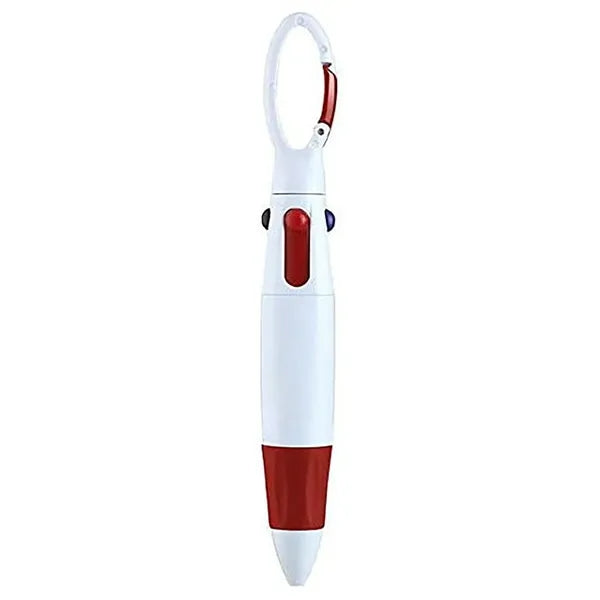 4 Color Pen w/Carabiner