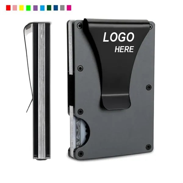 Minimalist RFID Wallet w/ Money Clip