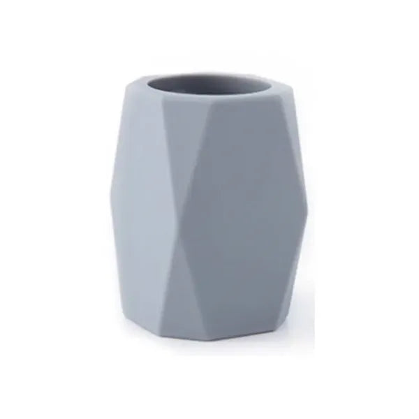 Silicone Pencil Holder Geometric Pen Cup