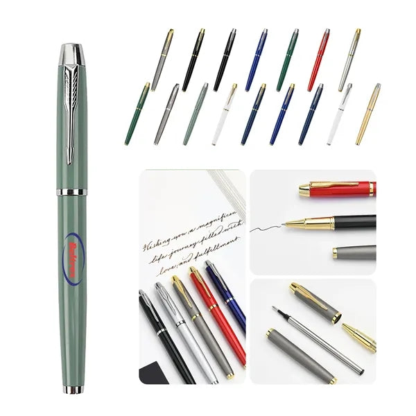 Premium Metal Business Pen with Replaceable Ink