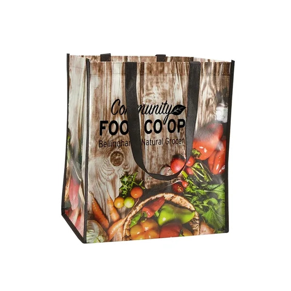 Laminated Veggie Tote Bag