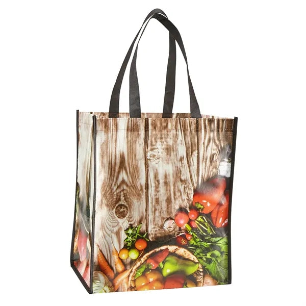 Laminated Veggie Tote Bag