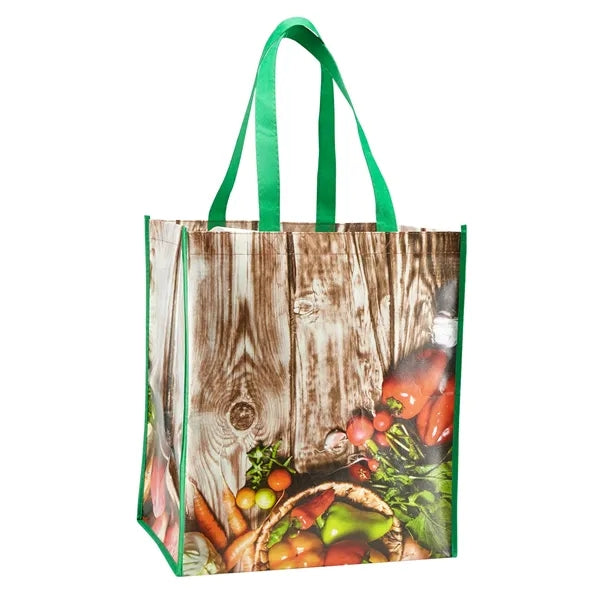 Laminated Veggie Tote Bag