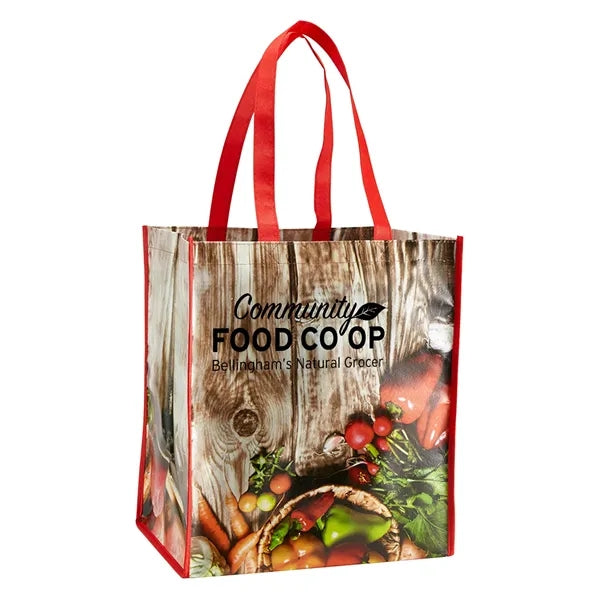 Laminated Veggie Tote Bag