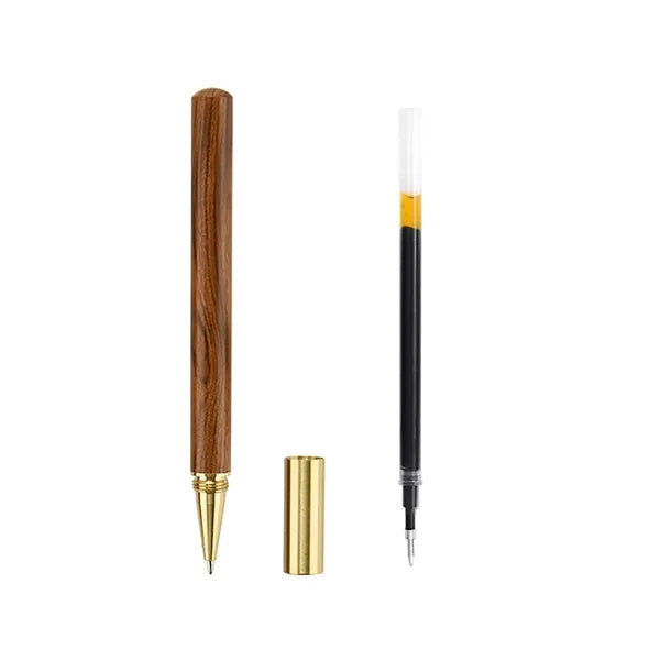 Brass and Rosewood Business Pen with Twist Cap