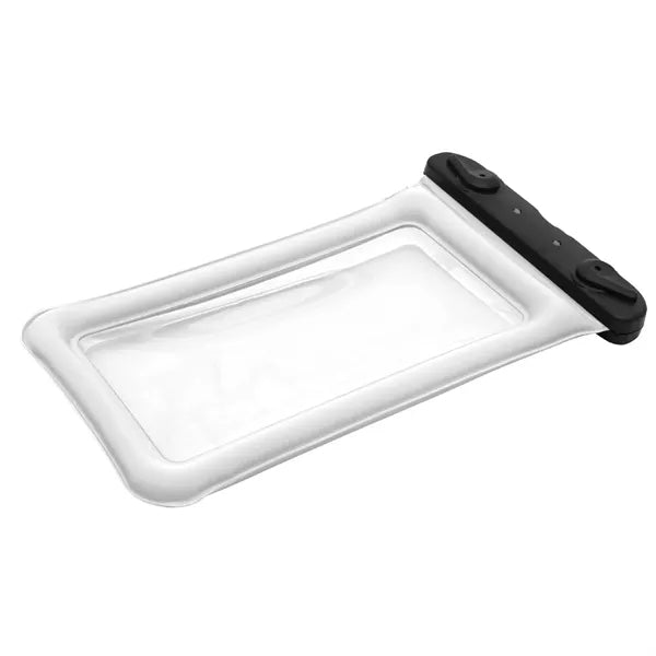 Waterproof phone pouch with airbag