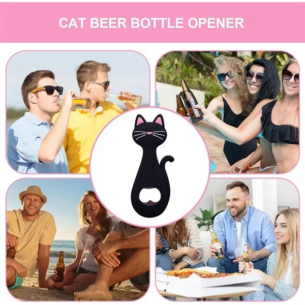 Cat Magnet Beer Opener