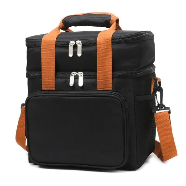 Expandable Large Insulated Cooler Bag with Shoulder Strap