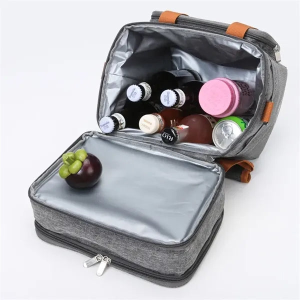 Expandable Large Insulated Cooler Bag with Shoulder Strap