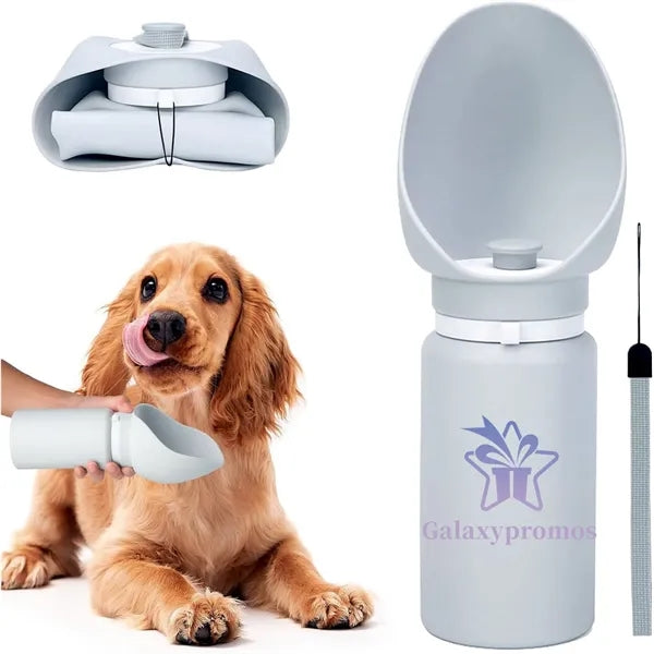 19 OZ Leak-proof Foldable Pet Water Bottle