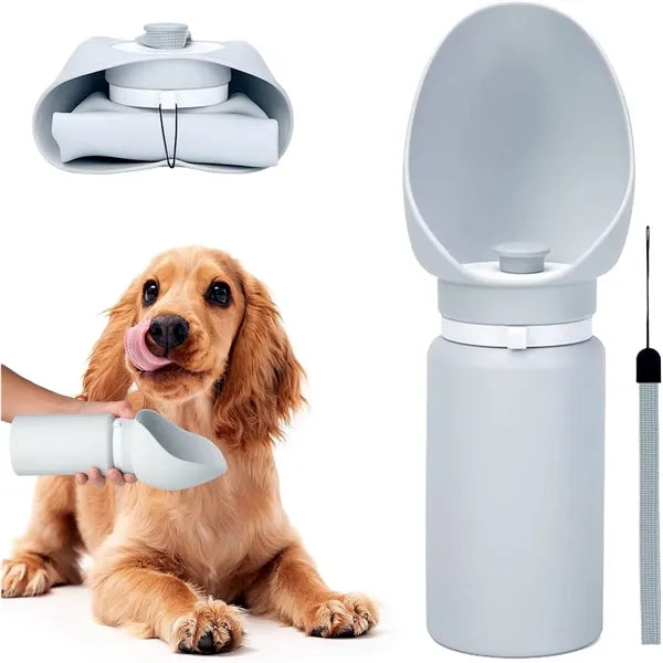 19 OZ Leak-proof Foldable Pet Water Bottle