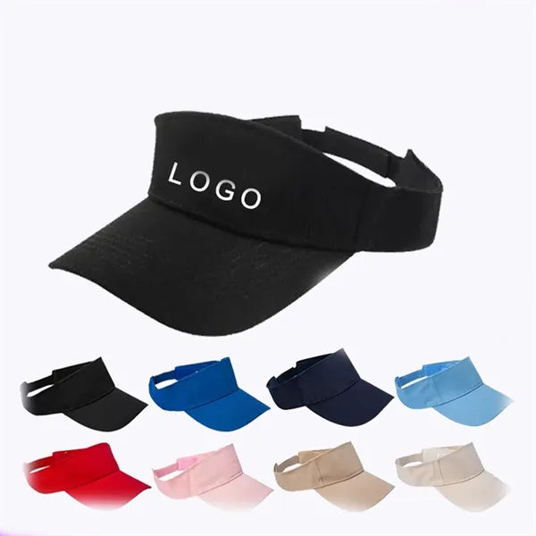 Cotton Sports Sun Visor Hat