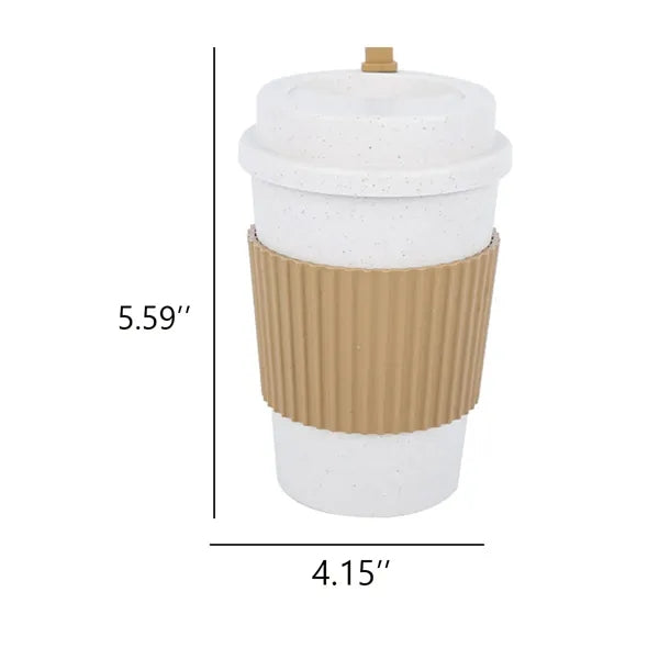 Simple Wheat Straw Portable Mug 50 MOQ