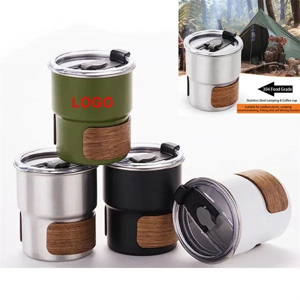 10oz Outdoor Stainless Steel Insulated Camping Coffee Mugs