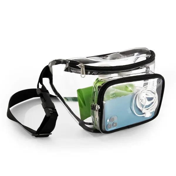 Adjustable Belt PVC Transparent Bag