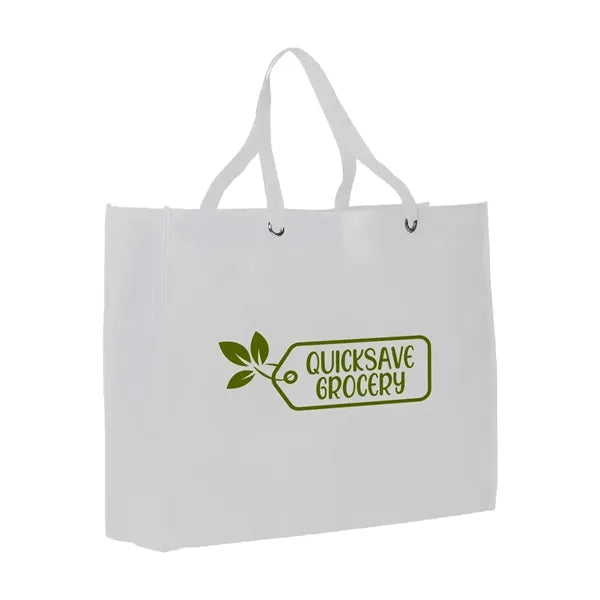 Shopper Non-Woven Tote Bag (1 Color Imprint)