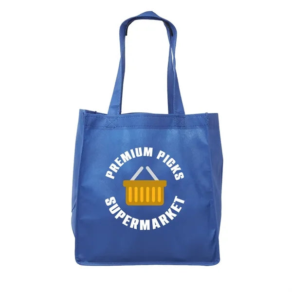 Clipper Non-Woven Grocery Tote Bag (Full Color Imprint)