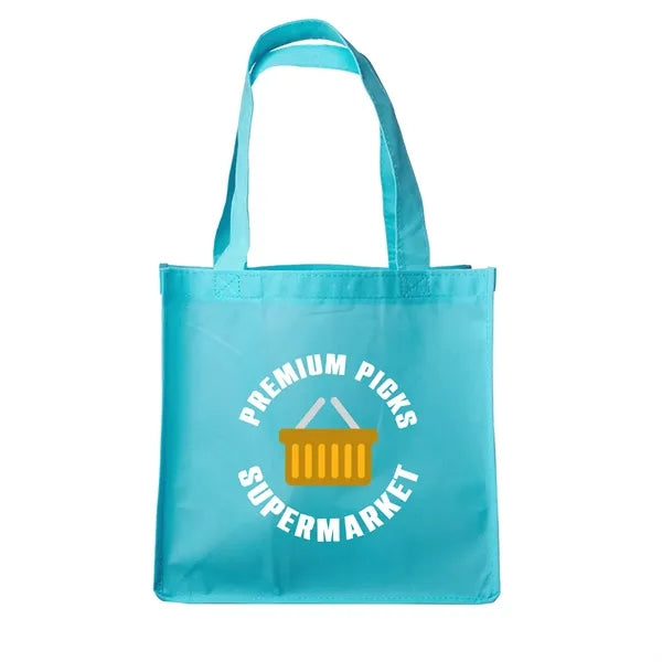 Clipper Non-Woven Grocery Tote Bag (Full Color Imprint)