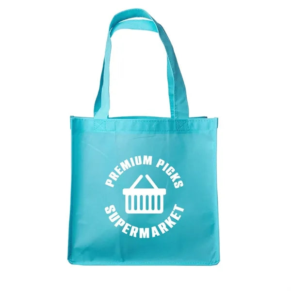 Clipper Non-Woven Grocery Tote Bag (1 Color Imprint)
