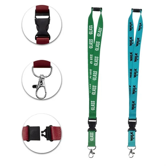 3/4'' Sublimated Lanyard With Lobster, Buckle And Breakaway