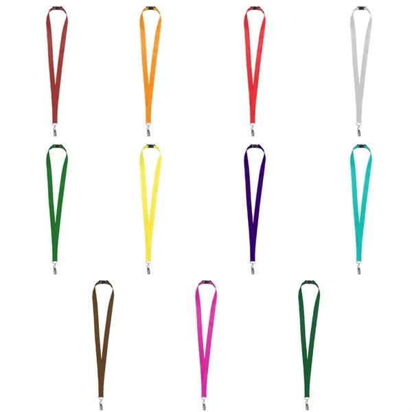 3/4'' Polyester Lanyard With Safety Breakaway & Badge Holder