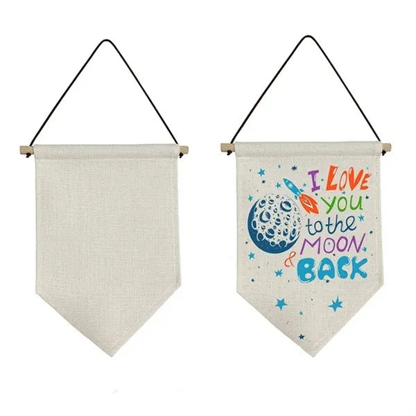 Triangle Linen Flag