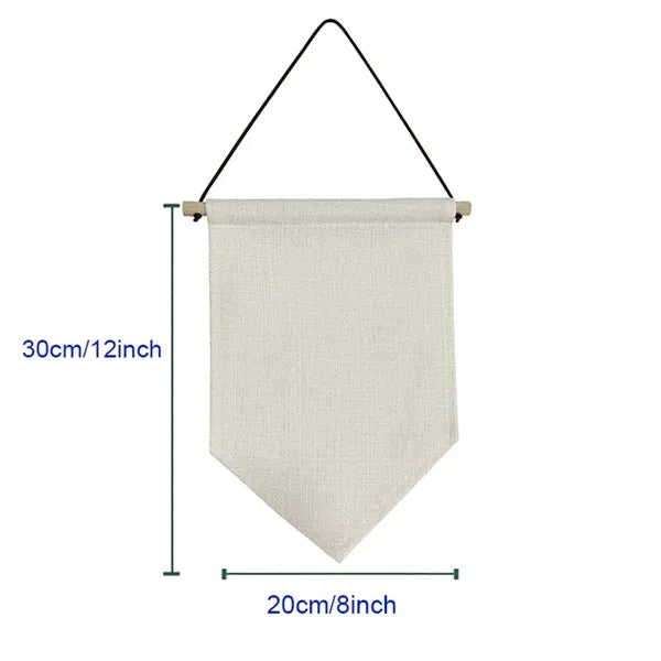 Triangle Linen Flag