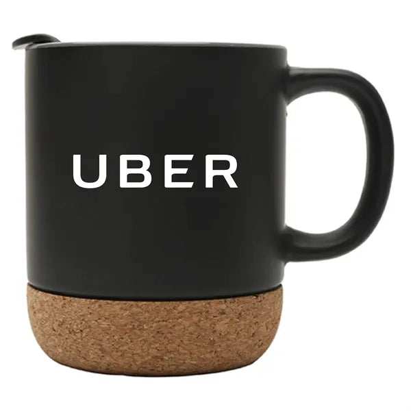 12 oz. Cork Base Splash-Proof Ceramic Coffee Mug
