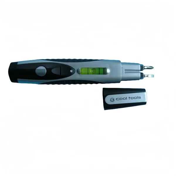 Screwdriver with LED Light and built-in Spirit Level