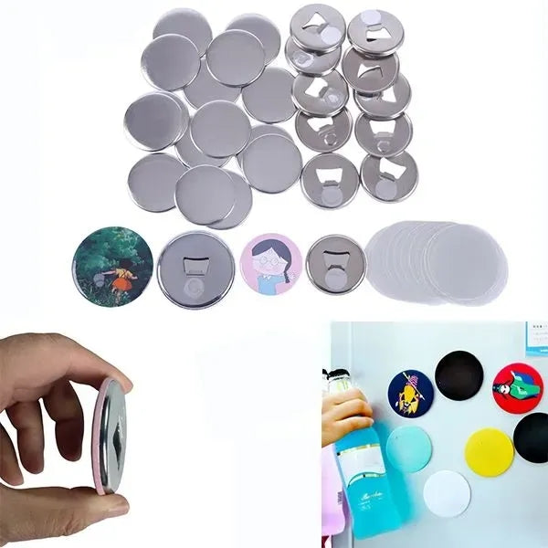 Magnetic Button Bottle Opener