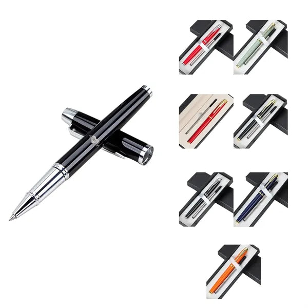 Stunning Black Chrome Metal Business Pen