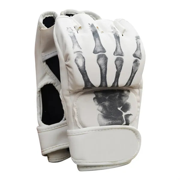 Latex Half-Finger Boxing Gloves w/ Open-Palm Design