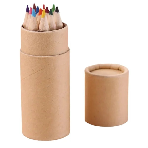 12 Colors Drawing Pencil Set In Tube