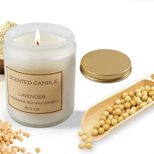 Vintage Plain Amber Soybean Wax Candle