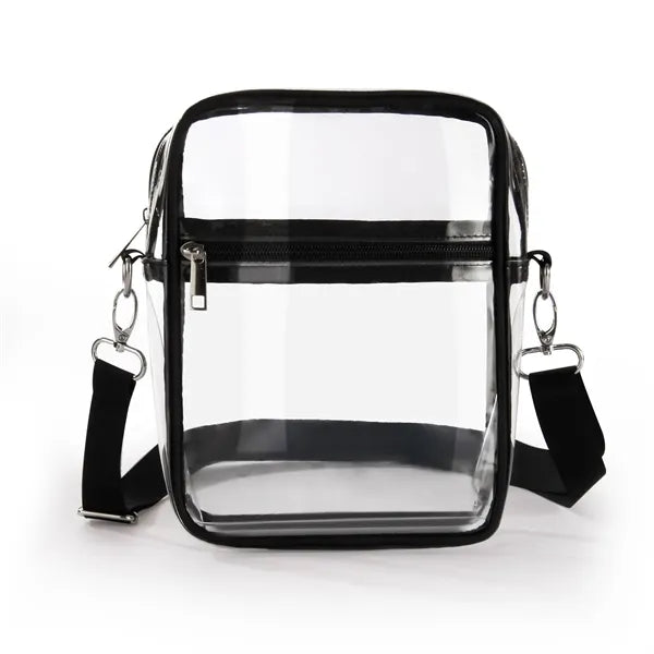 Summer Clear PVC Stadium Crossbody Bag