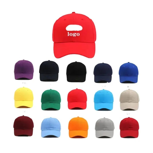 Low Profile Hats Plain Relaxed Fit Strapback Caps