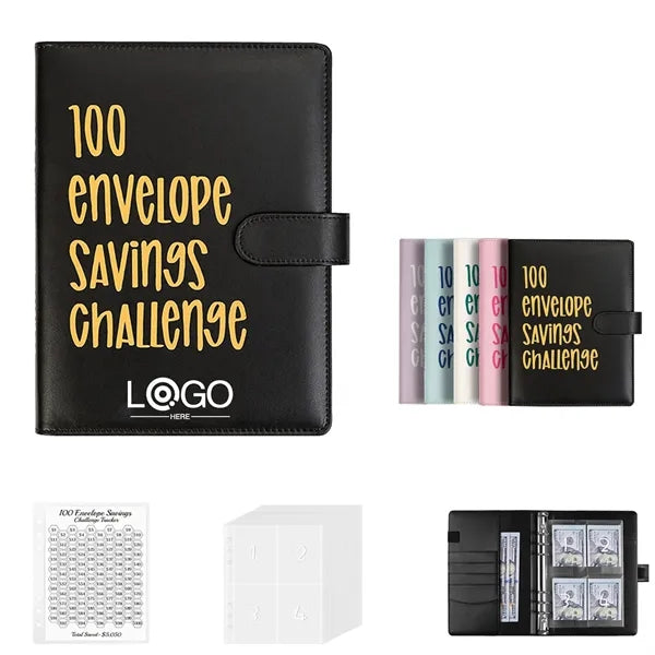 100 Envelope Money Saving Challenge Binder