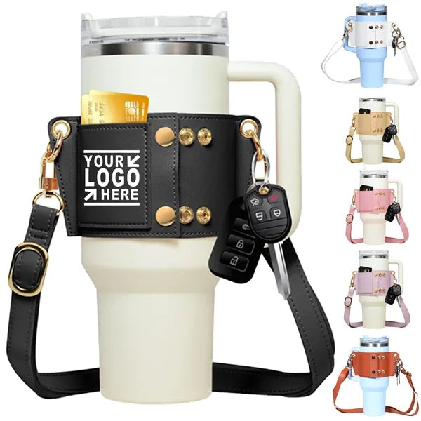 30/40oz Leather Cup Holder