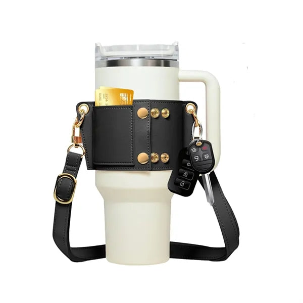 30/40oz Leather Cup Holder