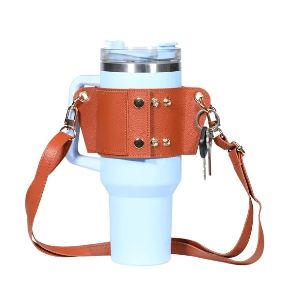 30/40oz Leather Cup Holder