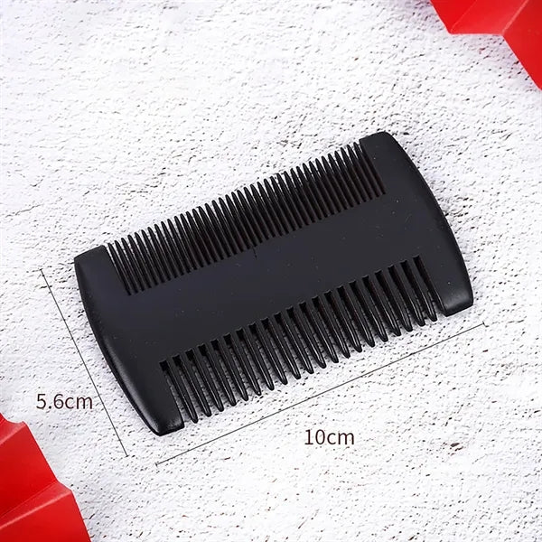 Walnut Wood Double-sided Beared Comb