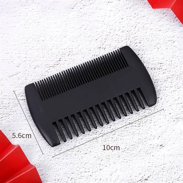 Walnut Wood Double-sided Beared Comb